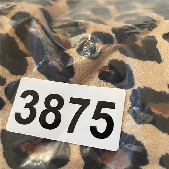 Nina Leonard Cardigan Womens 2X Brown Black Animal Print Stretch Layering Piece - Picture 9 of 9